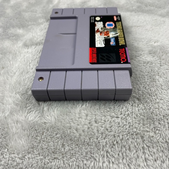 Tecmo Super Bowl Super Nintendo SNES Authentic Original Tested Retro Video Game - Picture 4 of 7